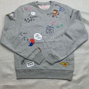 Bloomie's X but Like Maybe? Unisex Doodle Sweatshirt - 100% Exclusive Size  XS